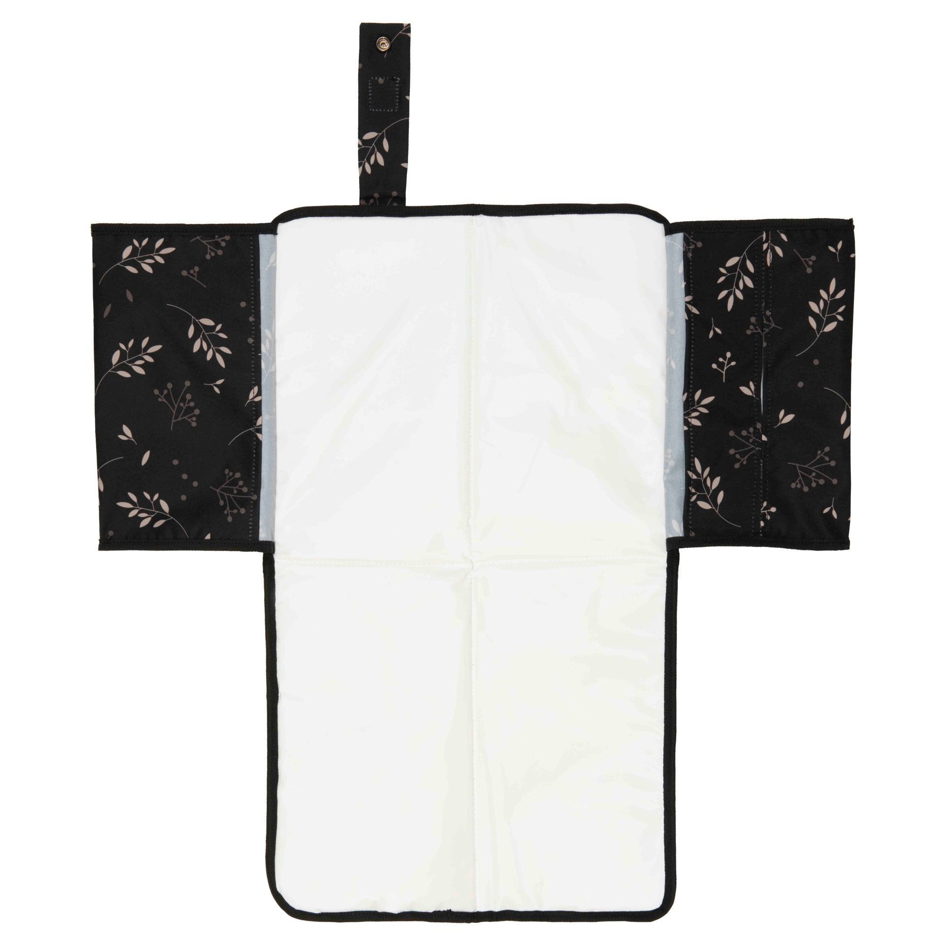 3-in-1 Changing Pack – Romantic Leaves Black