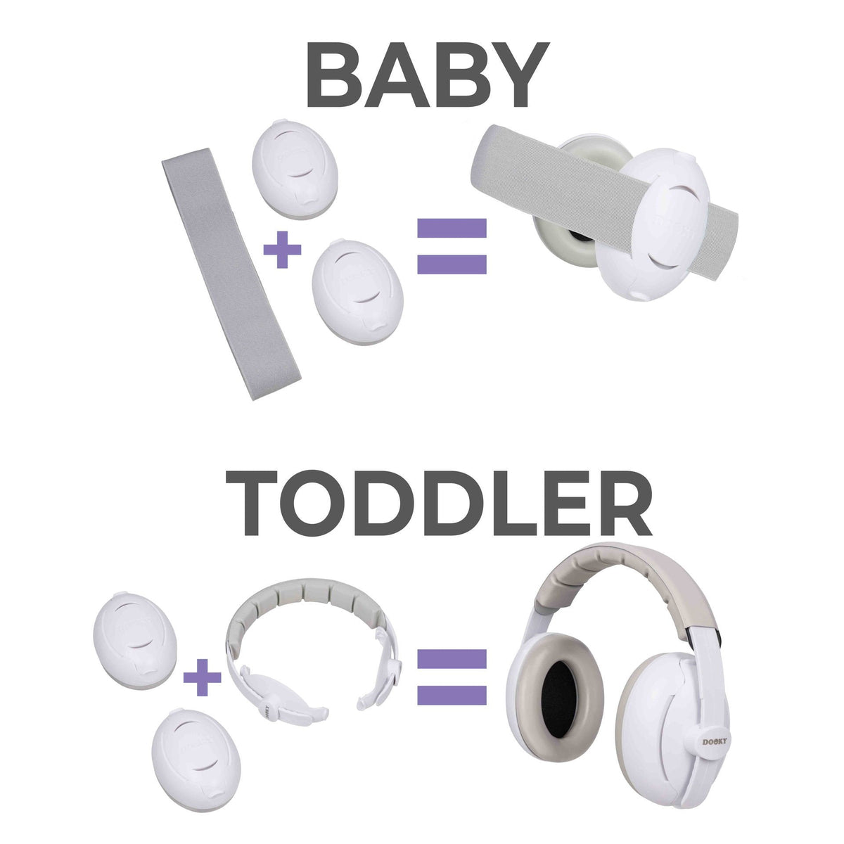 Dooky 2-in-1 Ear Protection – Baby & Junior