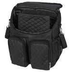 2-in-1 Diaper Backpack – Black