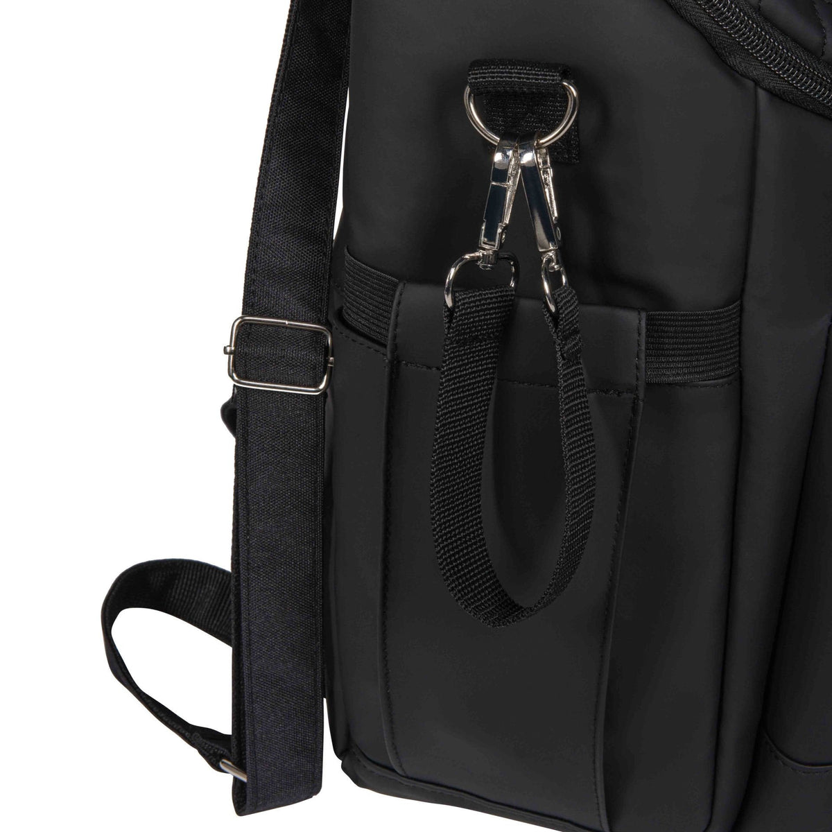 2-in-1 Diaper Backpack – Black