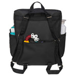 2-in-1 Diaper Backpack – Black