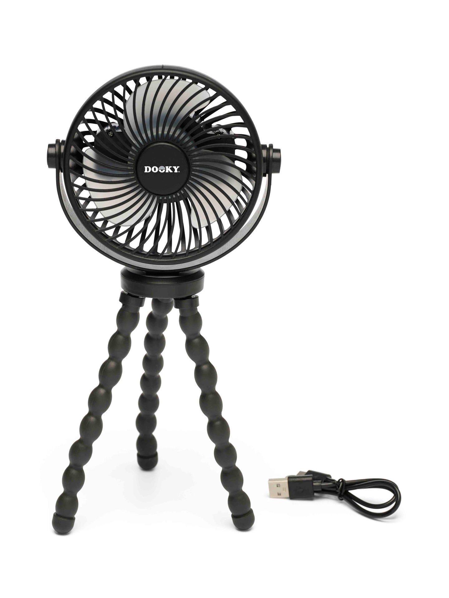 Deluxe Stroller Fan – 360° Flexible Clip-On
