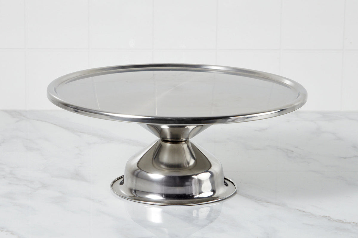 Pastry Plate Stainless Steel 33 cm