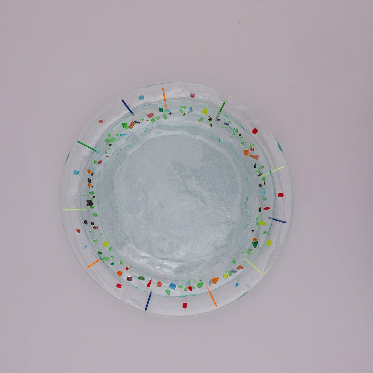 Handmade Mosaic Glass Serving Plate