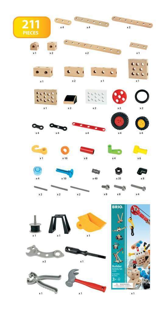 Brio Coffret Activity Builder, 211 pcs