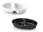 Melamine Chip & Dip Plate – 6.5 × 11 cm