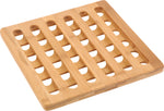 TRIVET BAMBOO Round or Square 20x20 cm