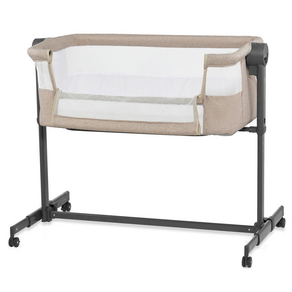 Kinderkraft: NESTE UP 2 Bedside Co-Sleeper & Travel Cot - Beige