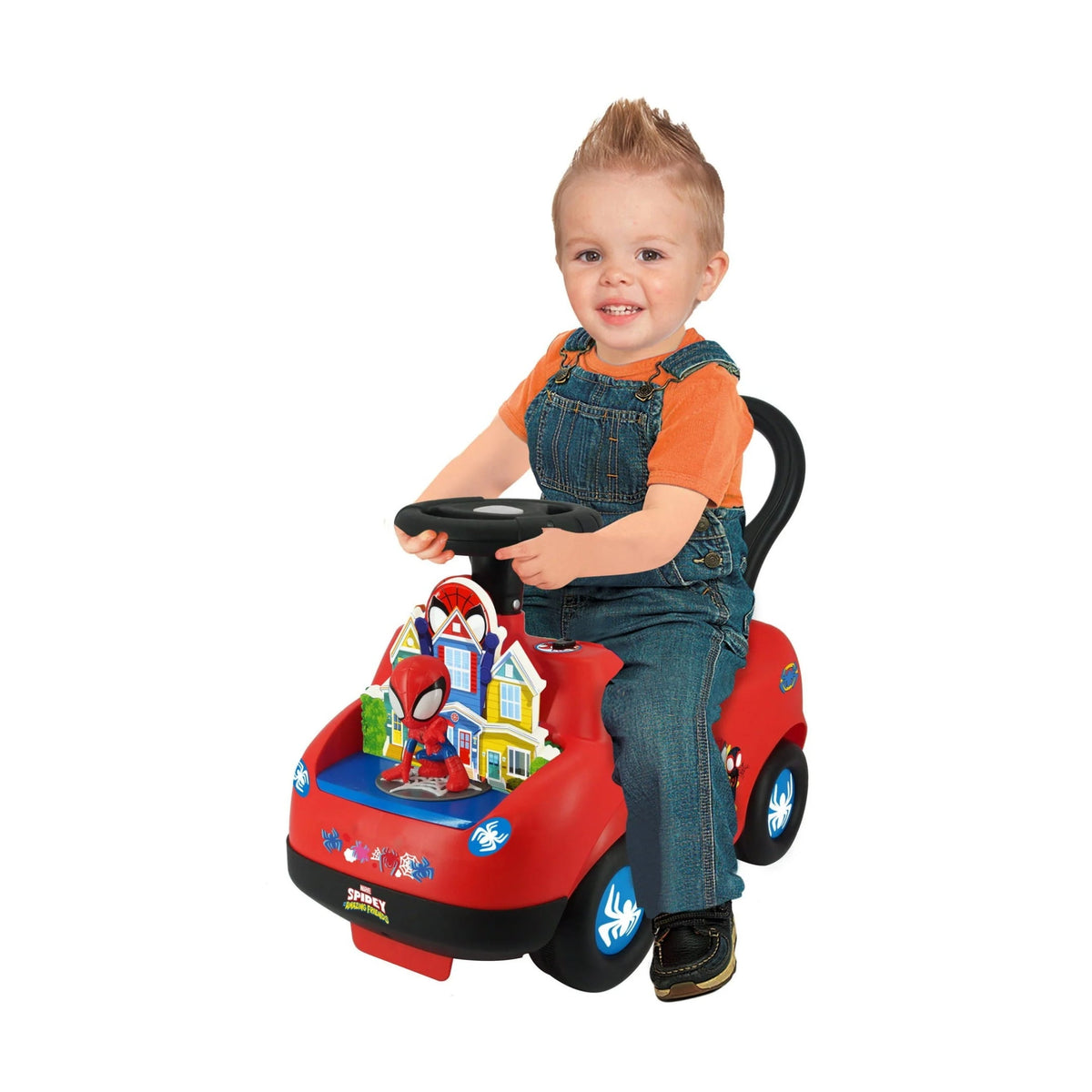 Kiddieland Light & Sound Spidey Adventure Ride On