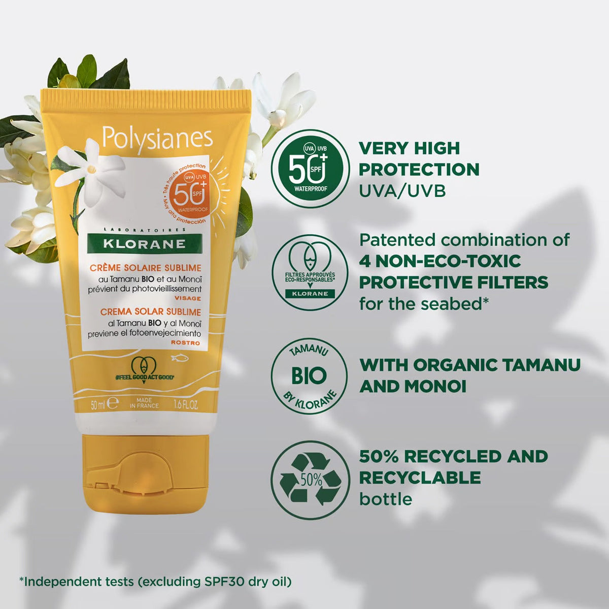 Klorane Polysiane Sun Cream Spf 50-4