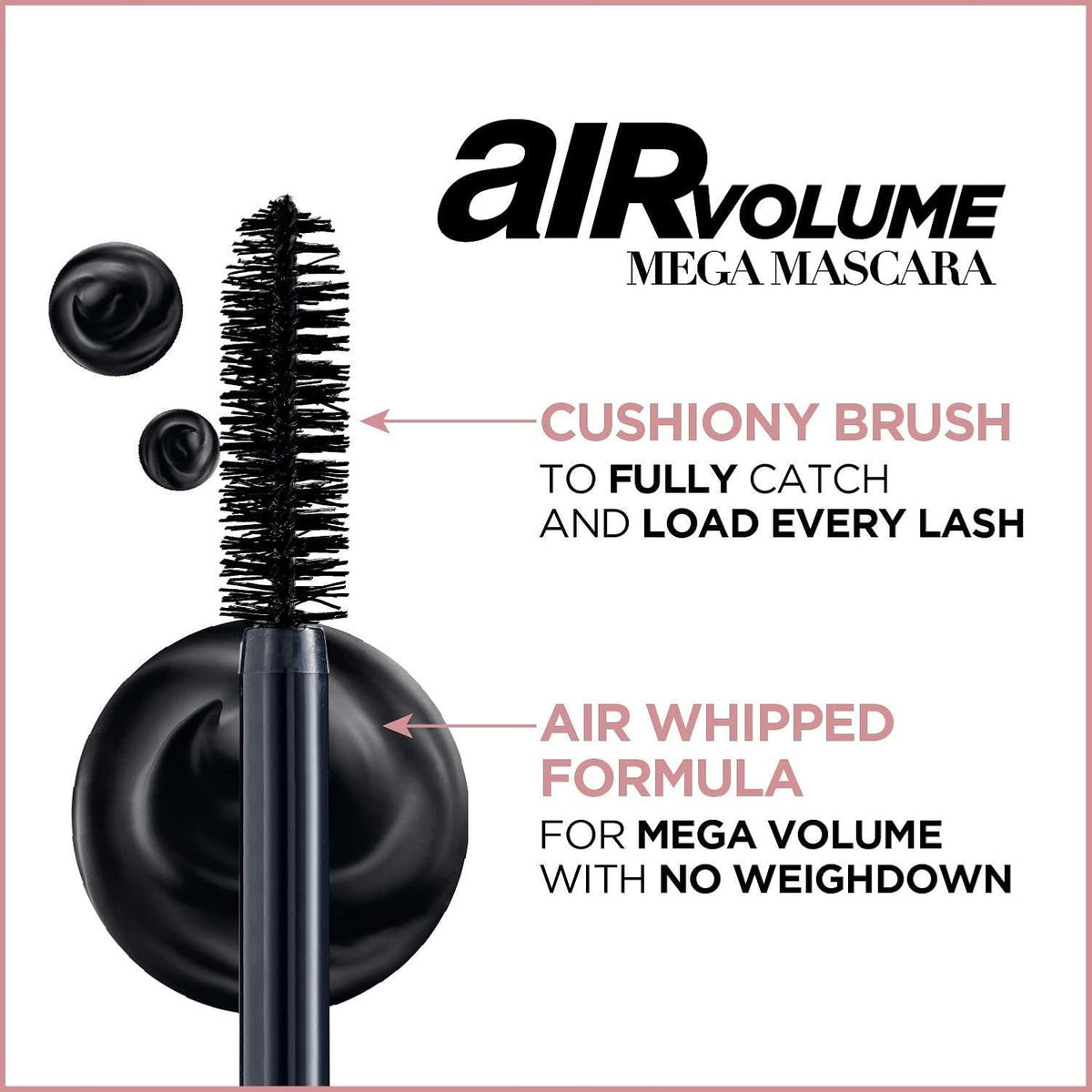 L'Oreal Paris Air Volume Mega Mascara-Blackest Black | Savonera Lebanon