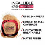 L'Oreal Paris Infallible 24H Fresh Wear Foundation Powder | Savonera Lebanon