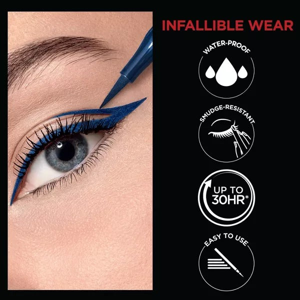 L'Oreal Paris Infallible Grip Precision Felt Tip Waterproof Eyeliner | Savonera Lebanon