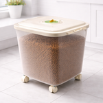 Plastic Storage Box with Lid and Wheels 30 L or 50 L