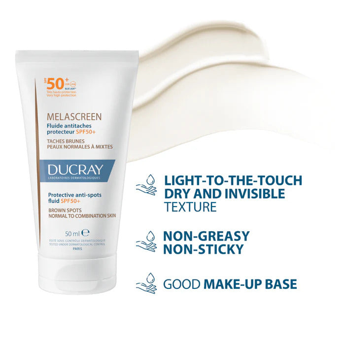 Ducray Melascreen Protective Anti-Spots Fluid SPF50+ 50ml – High Protection for Dark Spots