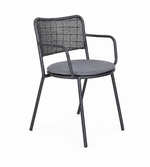 Modern Steel Accent Chair