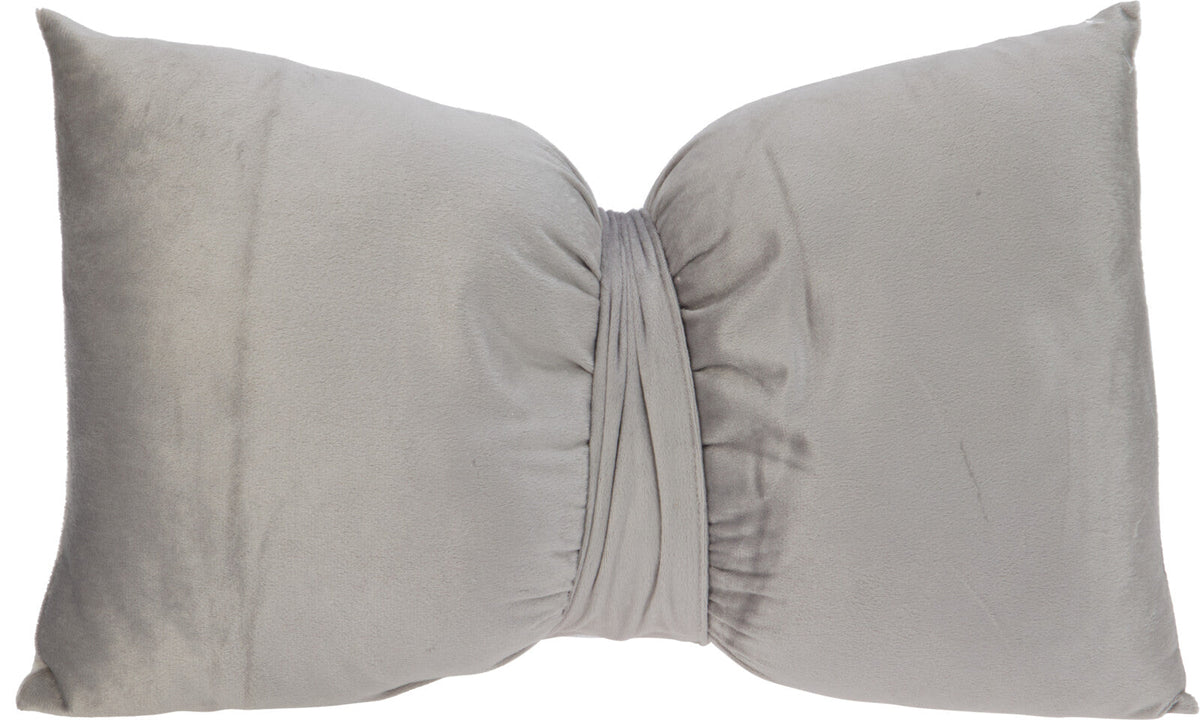 Cushion Bow Shape Velvet Polyester 50x30x15 cm