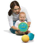 LUDI: 3 Blue Sensory Balls Set (6+ Months)