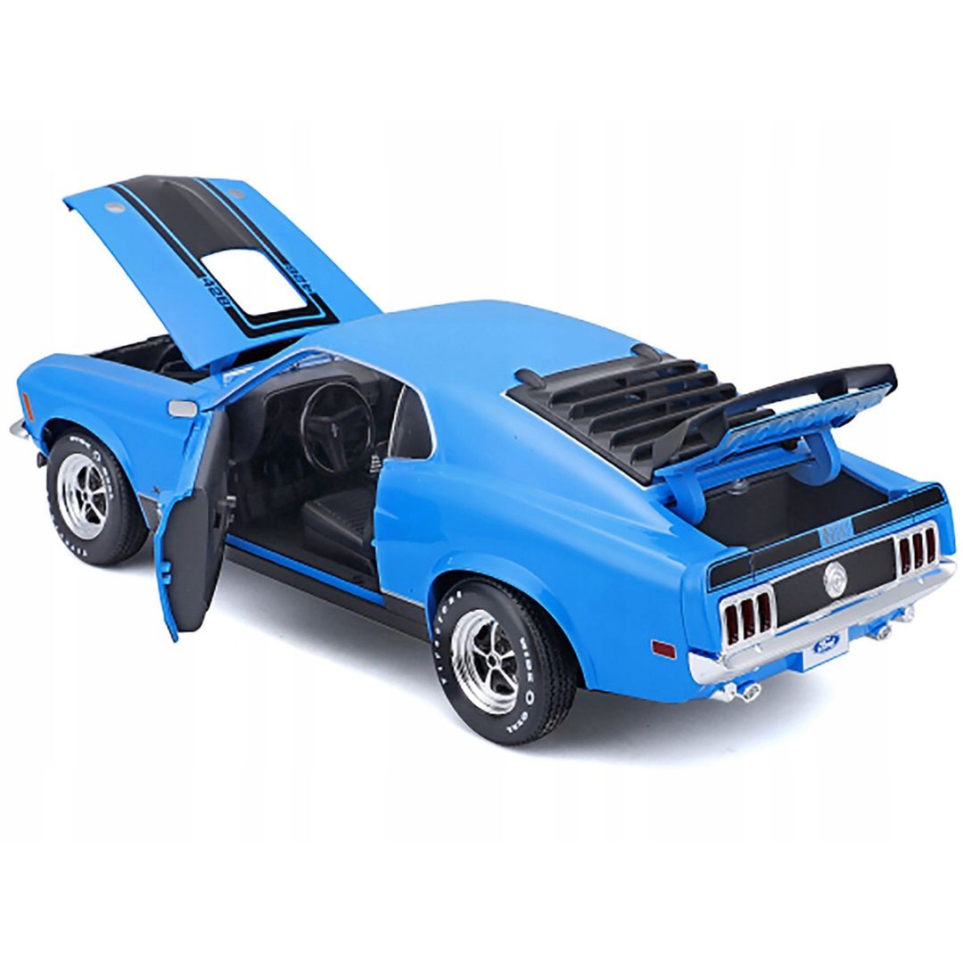 Maisto Blue Ford Mustang Mach 1 1970 Blue