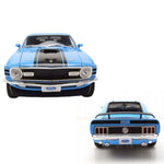 Maisto Blue Ford Mustang Mach 1 1970 Blue