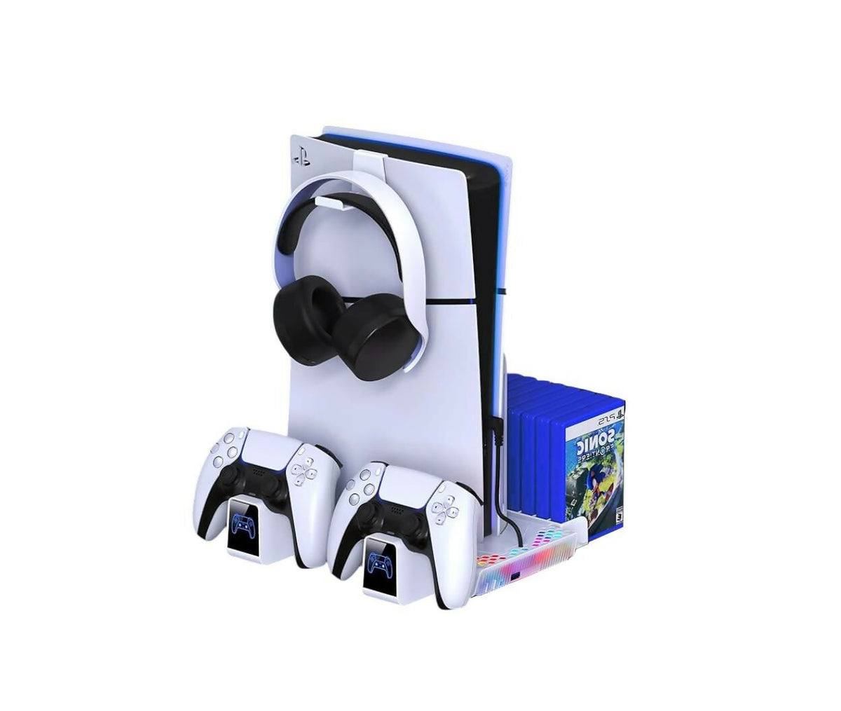 PS5 Accessories | Dock Charger | 4-in-1 Ps5 Multifunctional Charging Station
