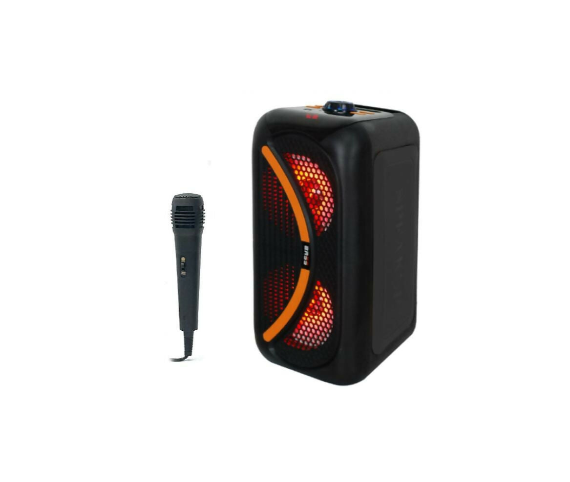 Portable Speaker | Amplifier | 4" | USB & Bluetooth & Radio | WLC-4401G