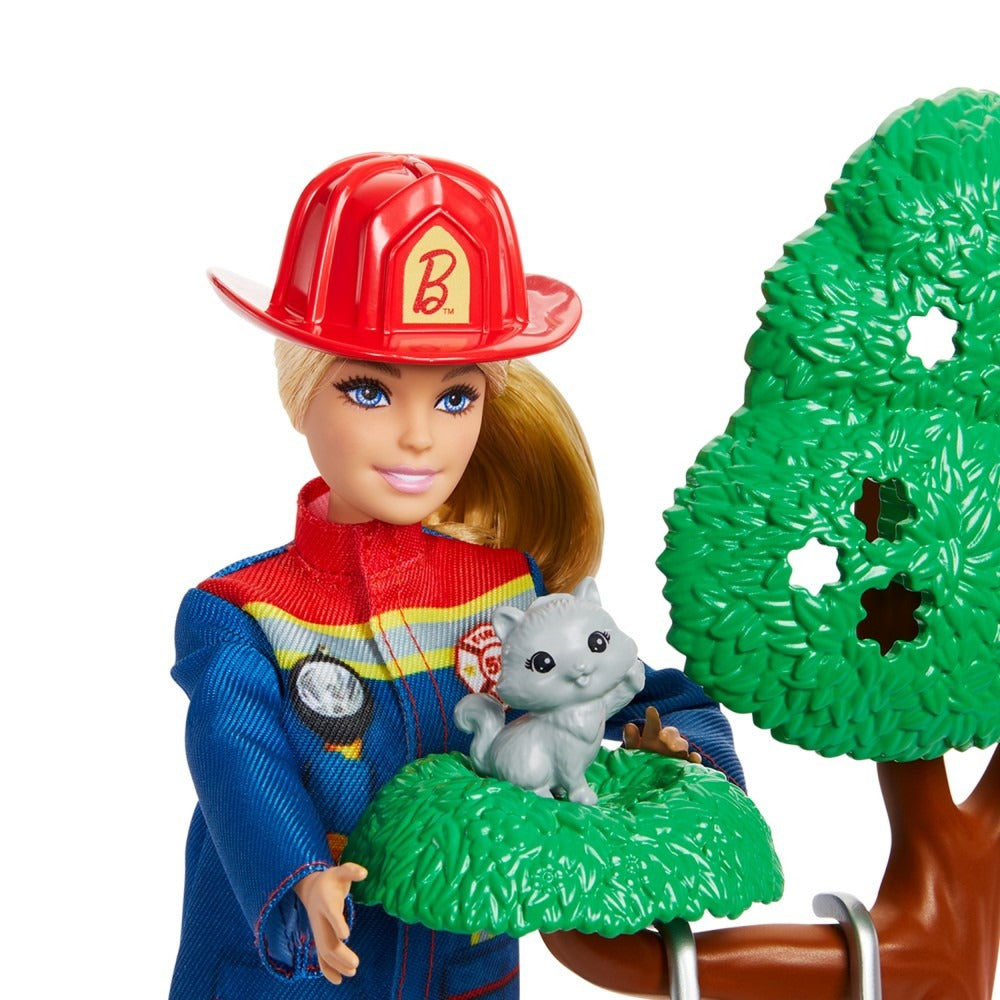 Barbie Firefighter Doll and Playset