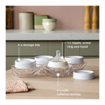 Portable Electric Breast Pump & Milk Collector Bottles