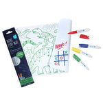 Superpetit Dinosaurs Coloring Placemat & 5 Markers