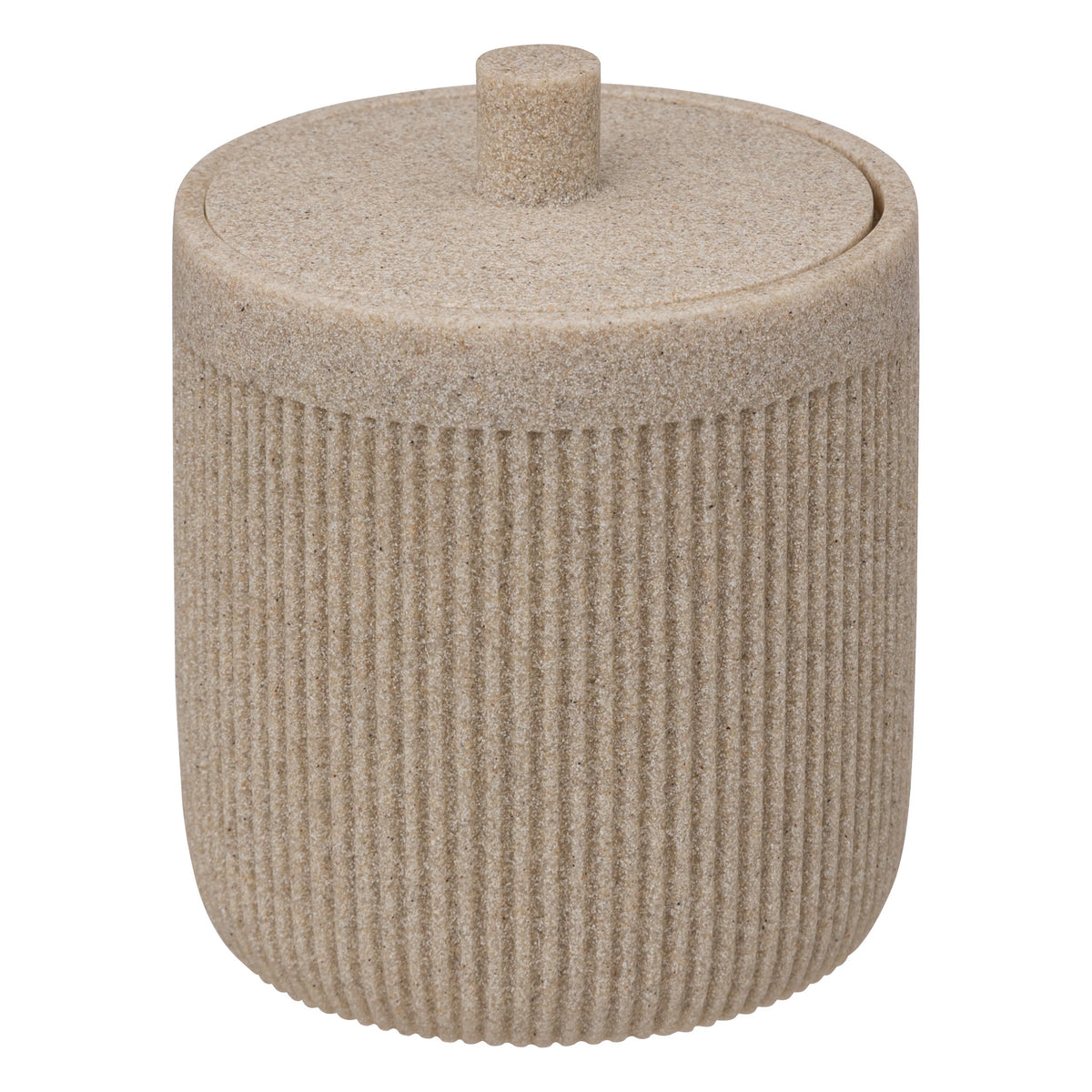 Cotton Pot Ardoise Onyx - Stylish Polyresin Jar