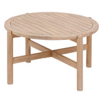 DEONA Coffee Table - Acacia Wood, FSC Certified, Outdoor Round Table