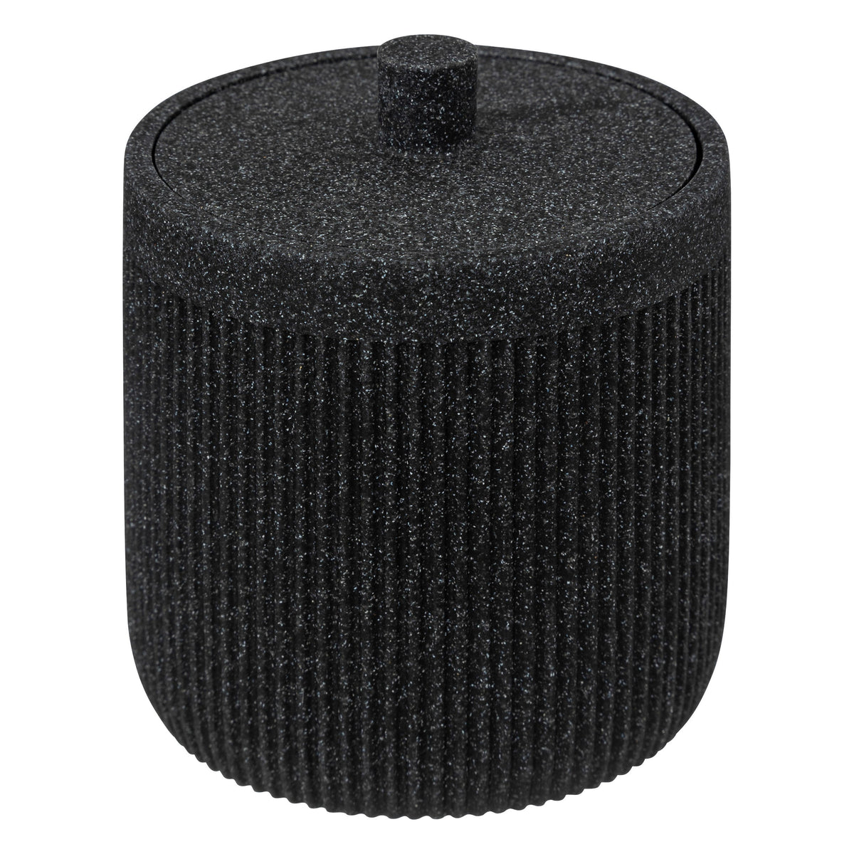 Cotton Pot Ardoise Onyx - Stylish Polyresin Jar