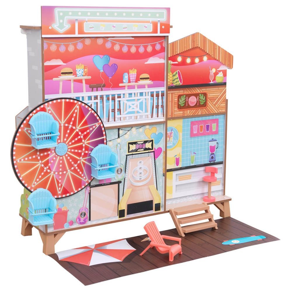 KidKraft Ferris Wheel Fun Beach House Dollhouse