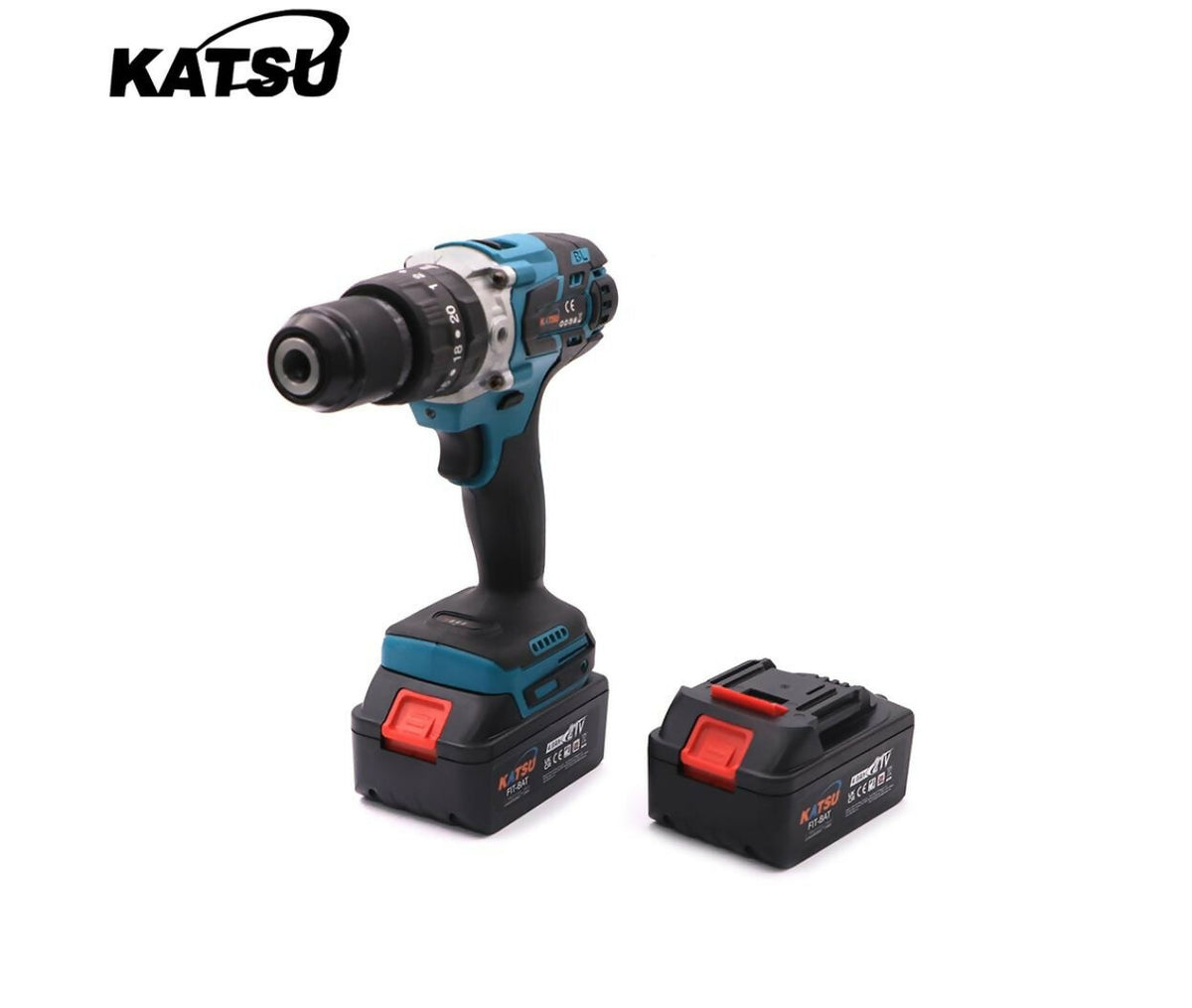 Compact Drill | Cordless | 21V | Tool Kit | Katsu