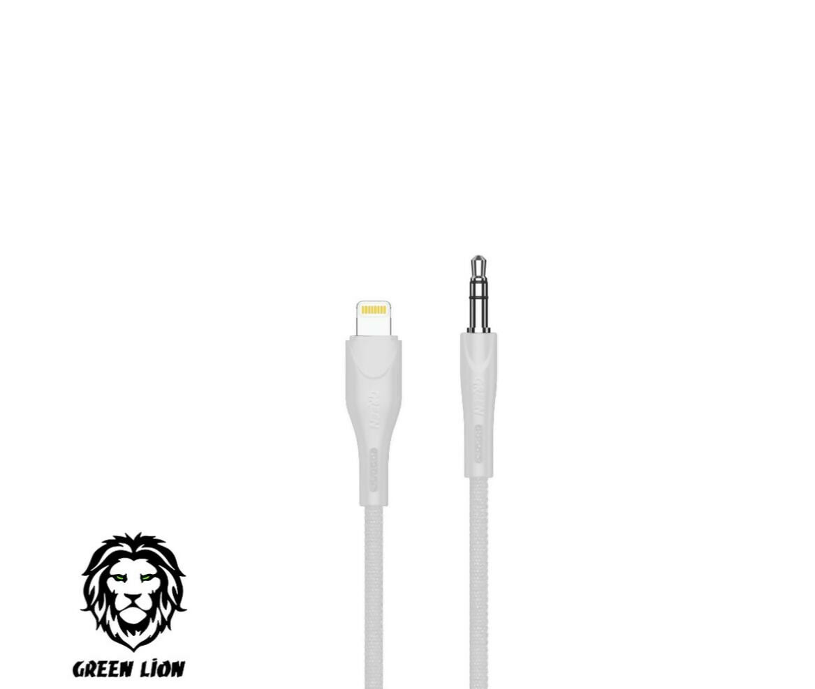 Cable Audio Adapter | AUX - Lightning | 1.2M | Green Lion
