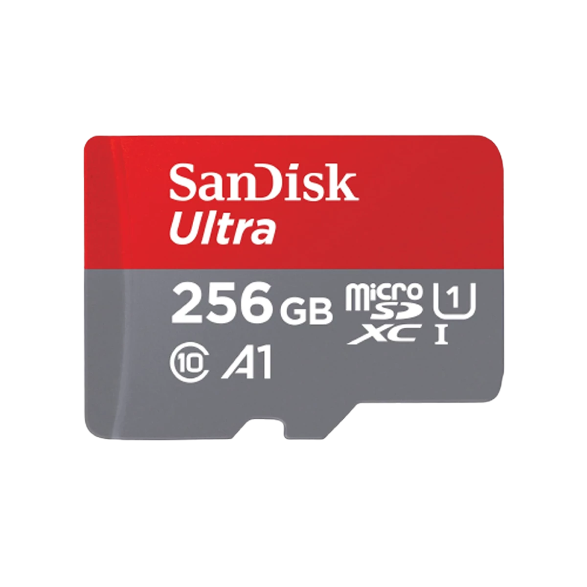 SanDisk(SDSQUA4-256G-GN6MN)Ultra 256Gb A1 microSDXC UHS-I Card For Cameras & Android A1- Red/Grey