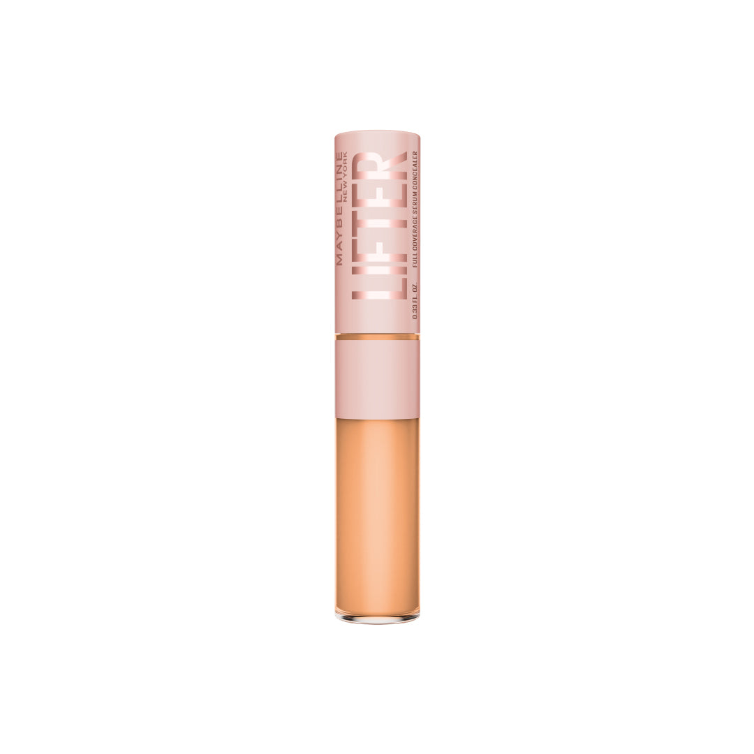 Maybelline Lifter Serum Concealer, Full Coverage, Includes 2% Peptides + Caffeine to Hydrate & Brighten Under Eyes .