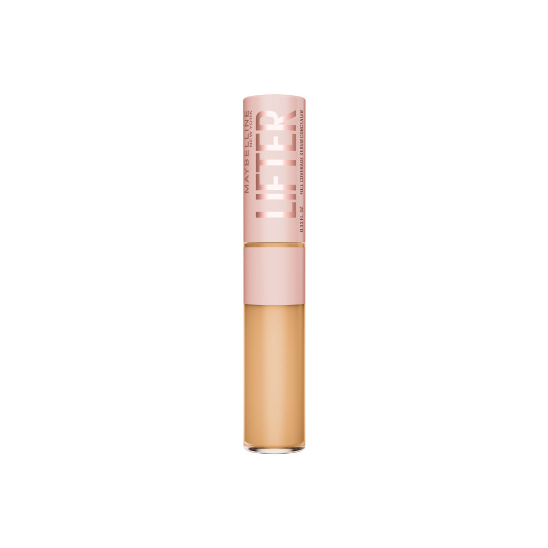 Maybelline Lifter Serum Concealer, Full Coverage, Includes 2% Peptides + Caffeine to Hydrate & Brighten Under Eyes .