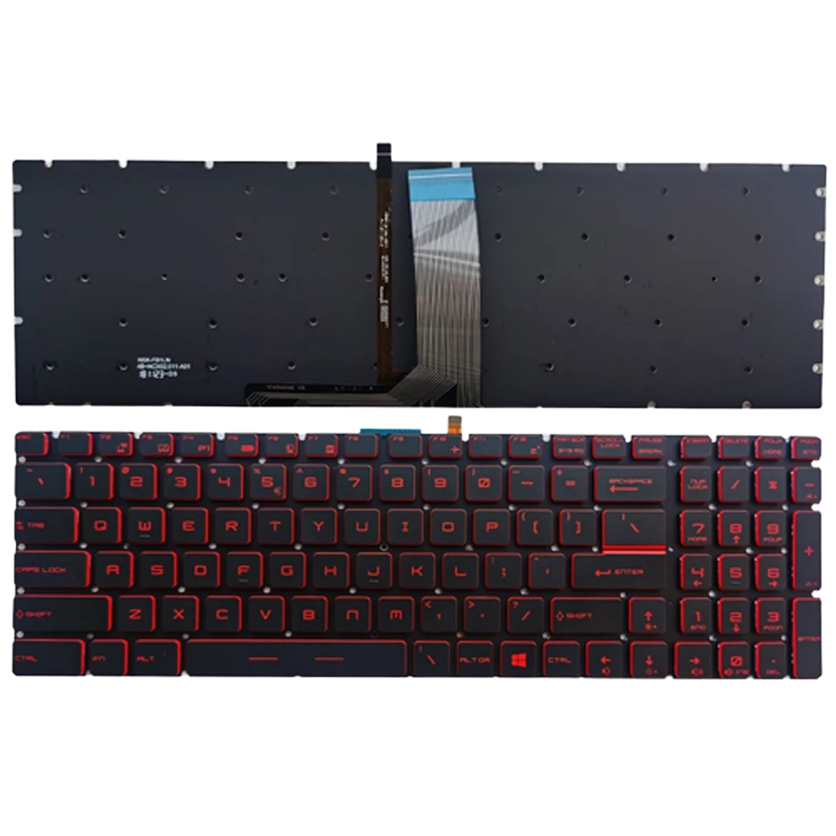 MSI GV62 8RC & 8RD Replacement Keyboard - US Layout - Black