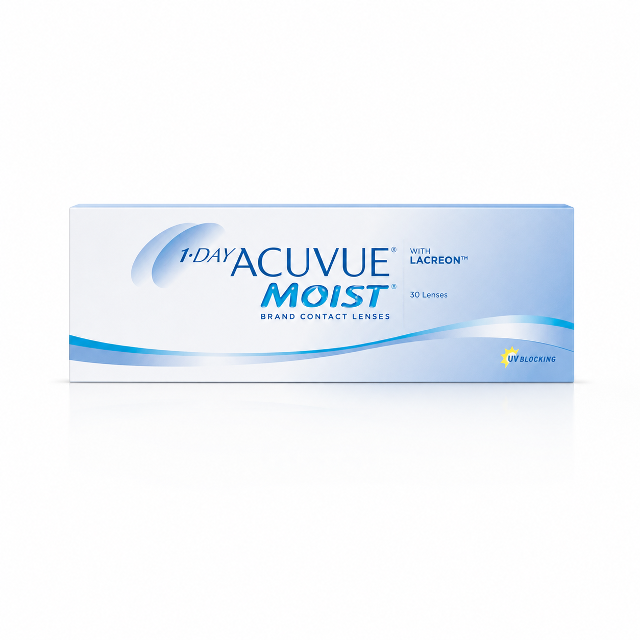 1-day acuvue moist - dailies contact lenses - pack of 30