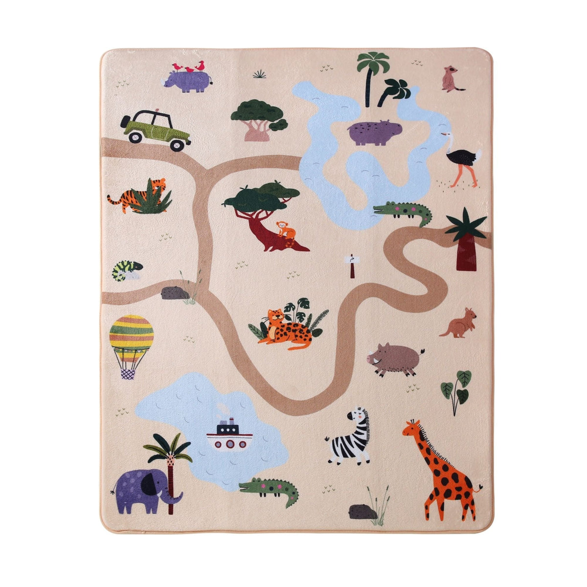 Hakuna Matte Cloud-Soft Baby Play Mat – Safari Edition