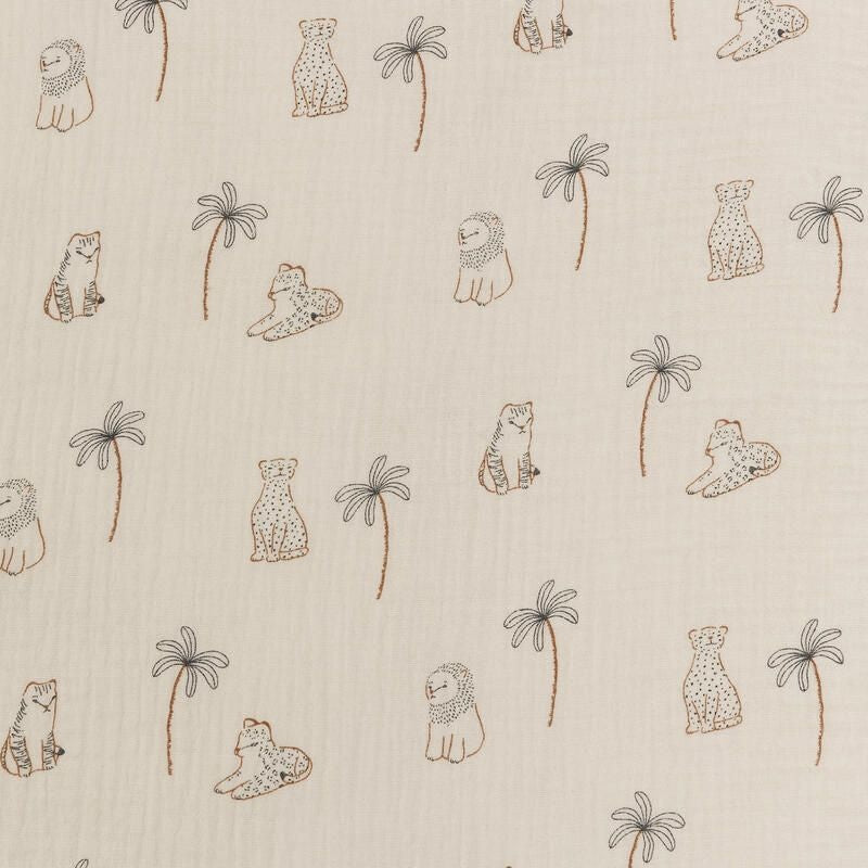 Candide Douillette Newborn: Print Swaddle – Tiger (3-9 Months)