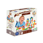 Atelier du Bois Wooden Building Cubes - 50 Pcs