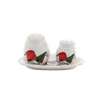 Mouftah El Chark Lebanese Tarbouch Salt & Pepper Hand Painted Porcelain Shakers 