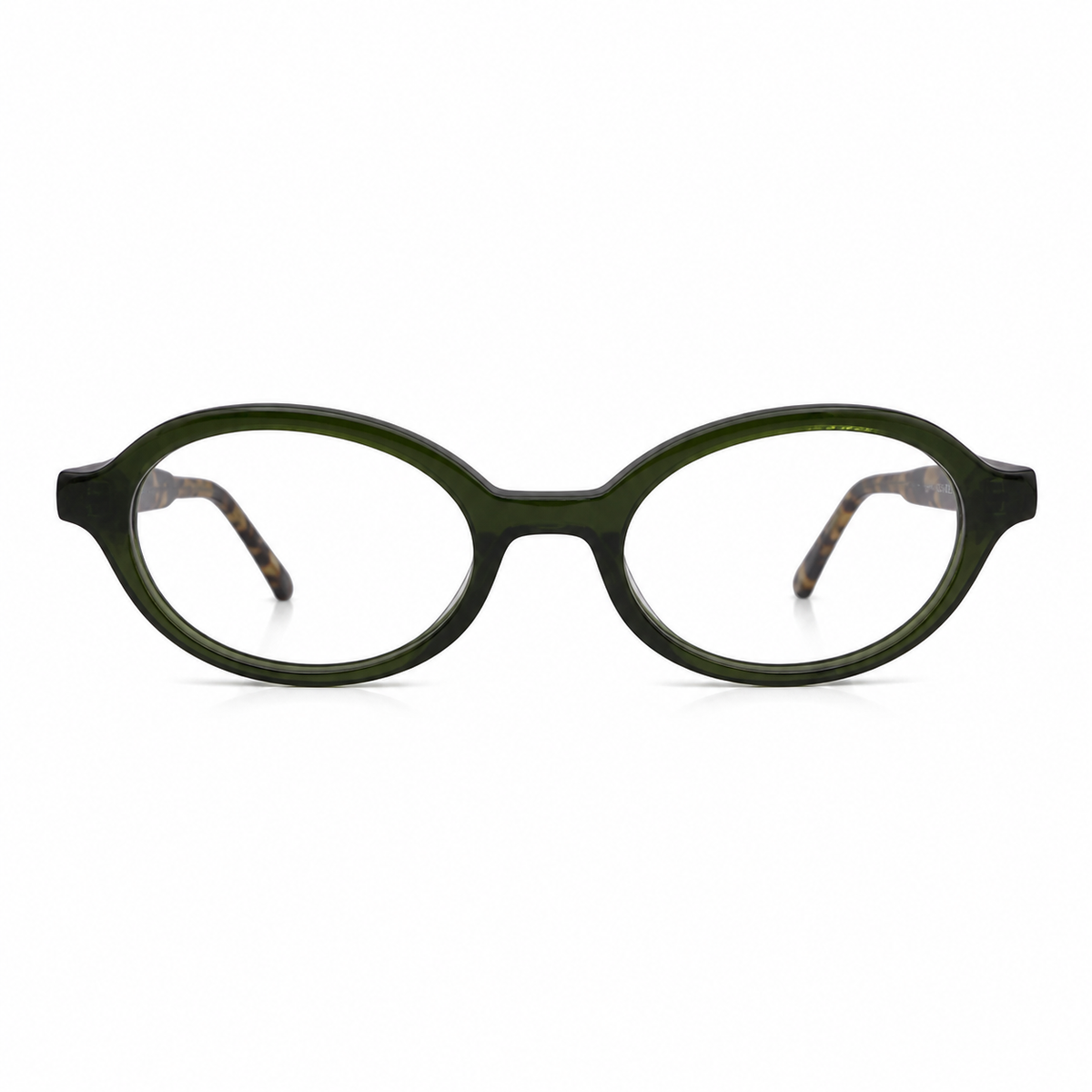 Tortoise eyeglasses green