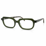 Rectangular eyeglasses green