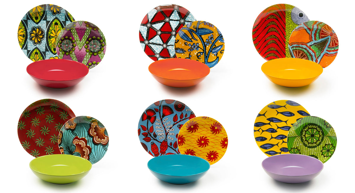 "AFRIKA" 18 PCS DINNER SET