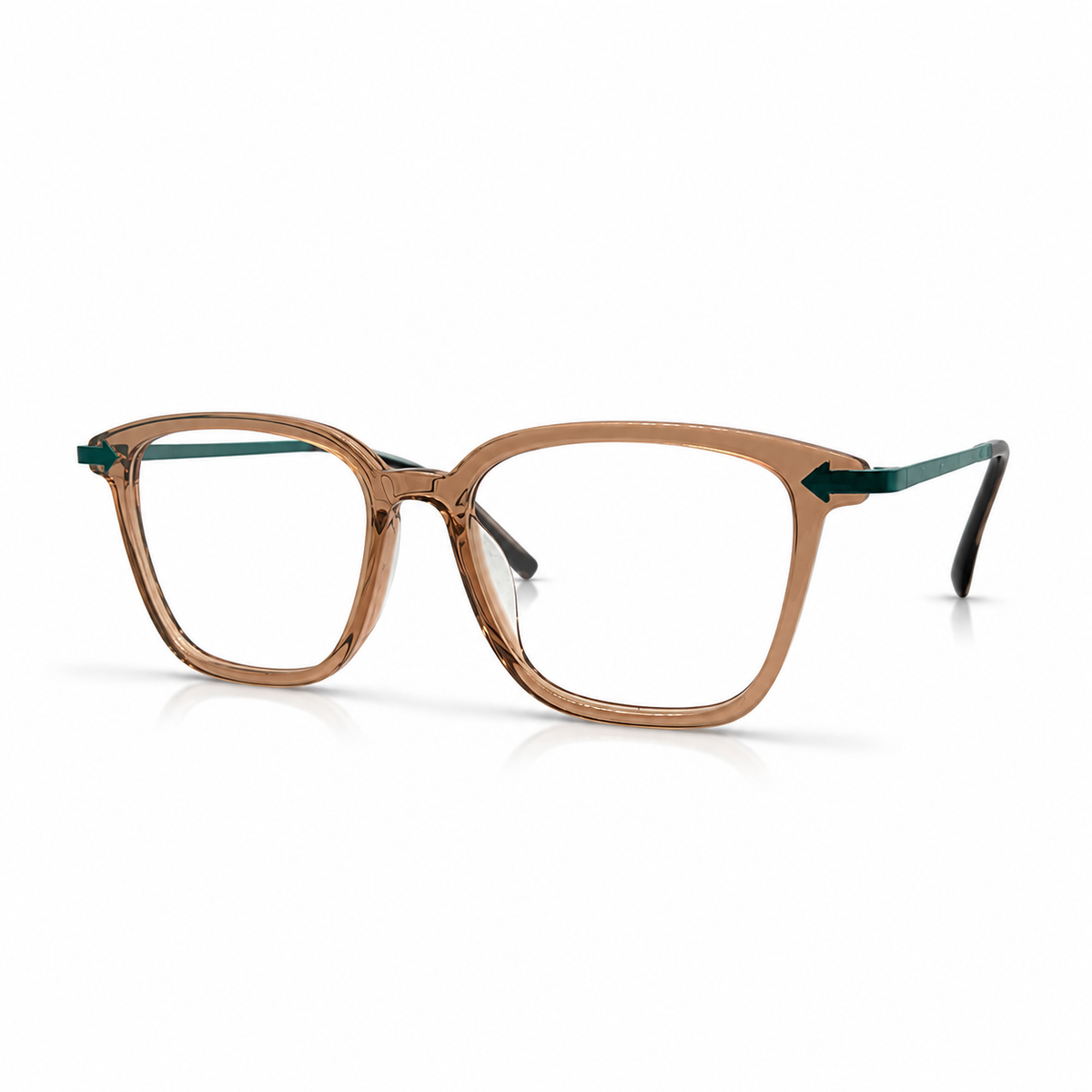 Brown eyeglasses 