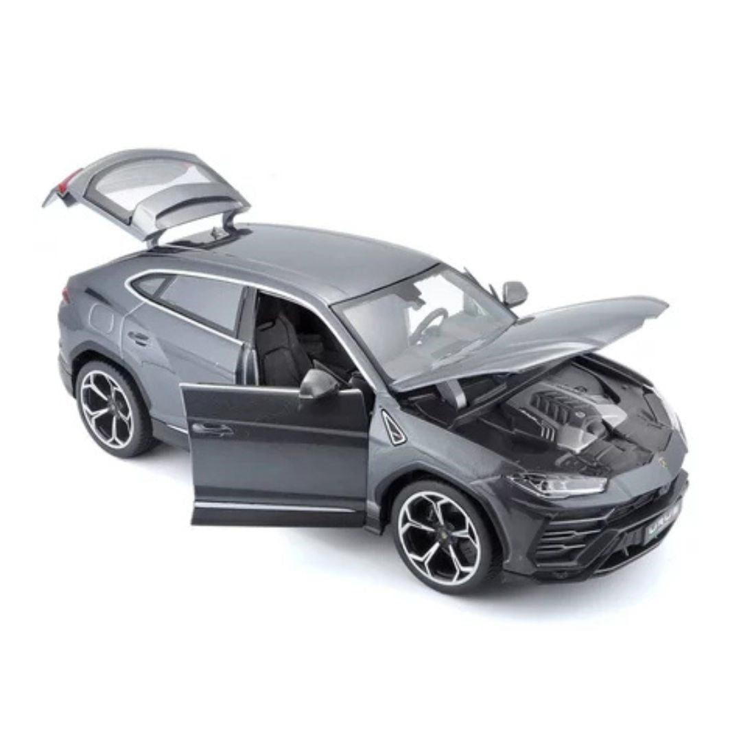 Burago Lamborghini Urus 1:18 Model Car - Dark Grey