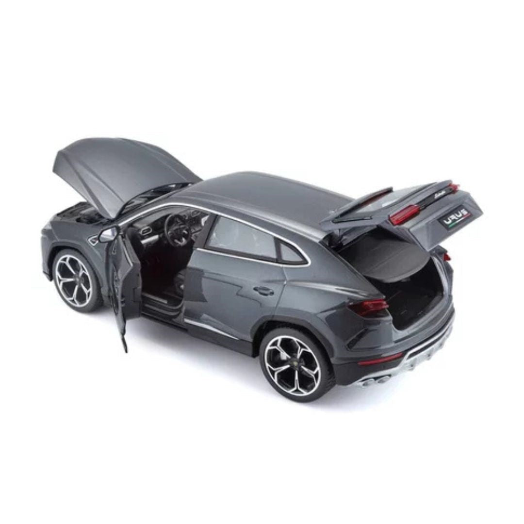 Burago Lamborghini Urus 1:18 Model Car - Dark Grey